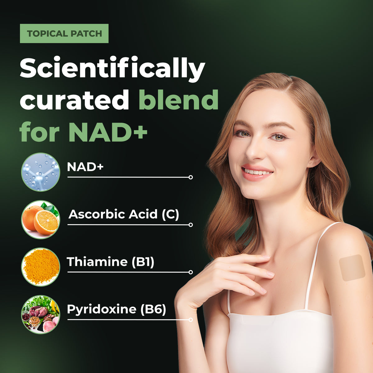Kind Patches NAD+ 30 Cerotti - Supporta La Produzione Di NAD+ (Age Rewind Patches)
